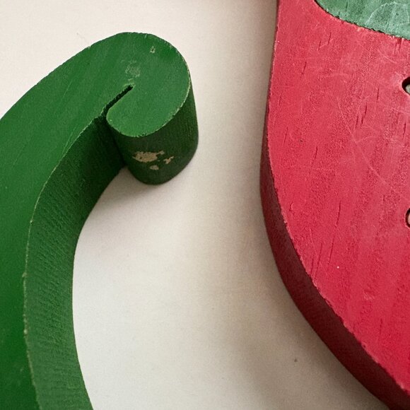 Santa Sleigh Jigsaw Puzzle Block Wood Handcrafted Christmas Figurine 3D Vintage - Picture 15 of 15